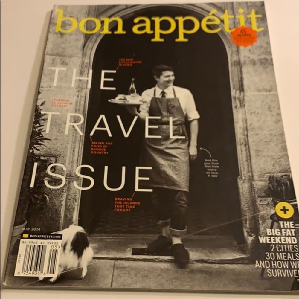 Bon Appetit Magazine May 2014 Travel Issue Recipes